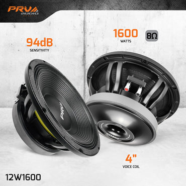 12W1600 | 12" WOOFER LOUDSPEAKER