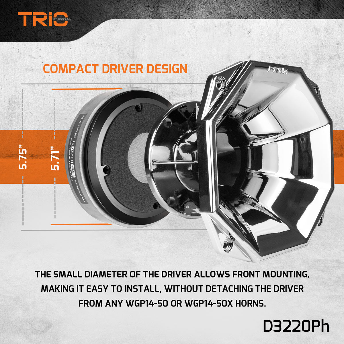 D3220Ph | 2" EXIT MIDRANGE COMPRESSION DRIVER