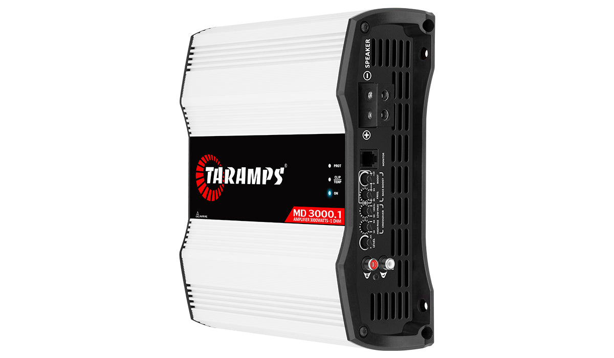 MD 3000.1 – 1 OHM Class D Taramps Amplifier (1 Channel of 3000 Watts RMS)
