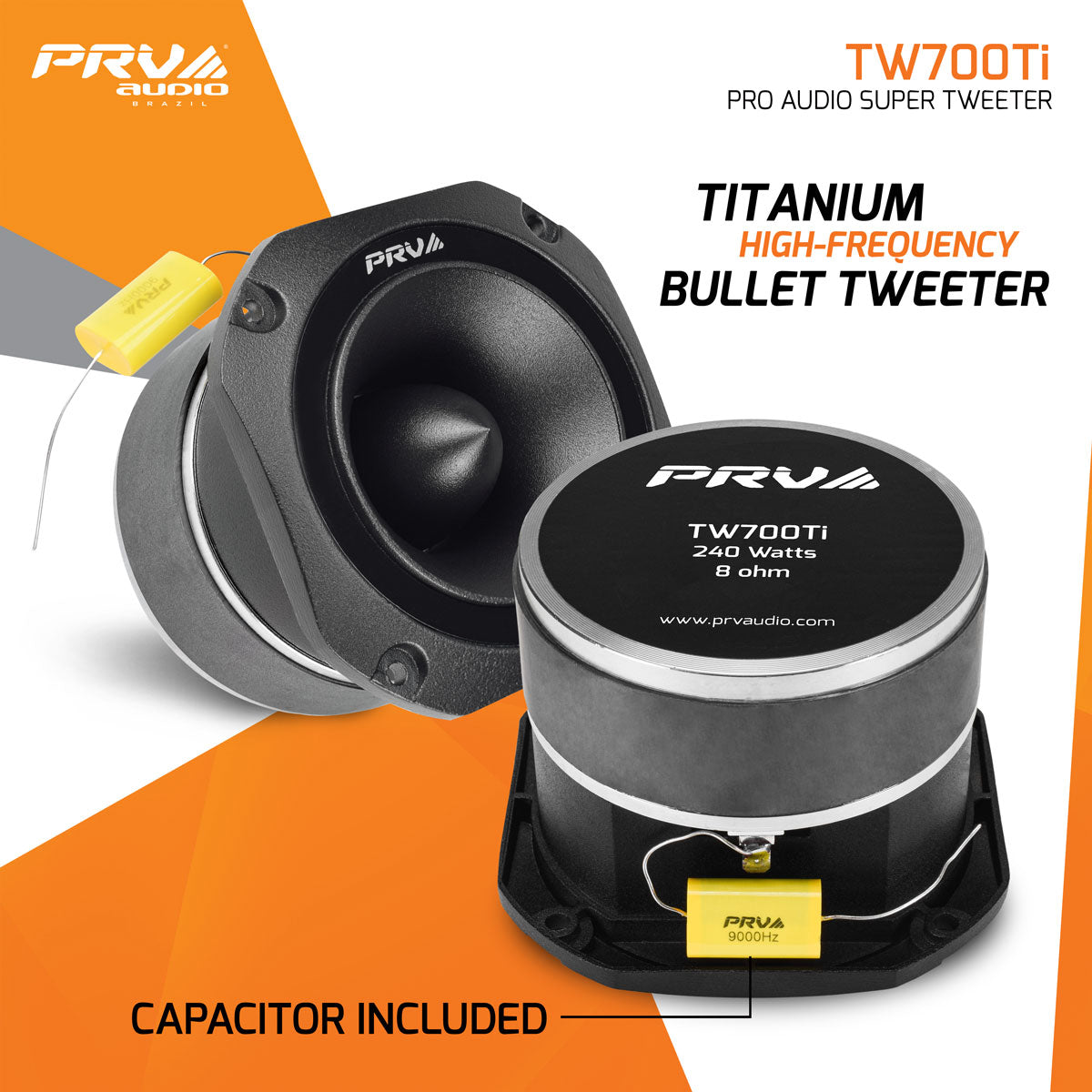 TW700Ti | PRO Audio Super Tweeter 240 Watts, 8 Ohm