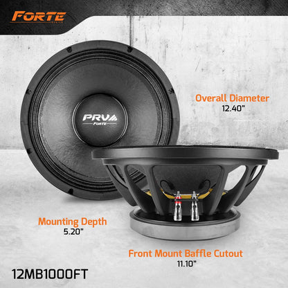 12MB1000FT 12" MIDBASS LOUDSPEAKER