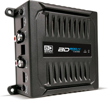 BD800.4 2OHM 800 Watts 4 Channel 2 Ohm Full Range Car Audio Amplifier 4 x 200 Watt Rms 4 Ohms Bridged