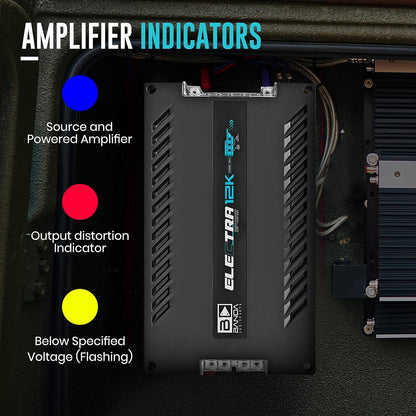 Banda Electra BASS 12K Car Amplifier 12000 Watts RMS 1 Ohms
