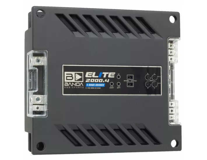 Banda Elite 2000.4 2 Ohms 4 Channels 2000w Car Audio Amplifier 2k