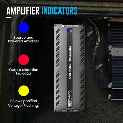 BANDA Viking 15000 Car Amplifier 15000 WATTS RMS 1 OHM