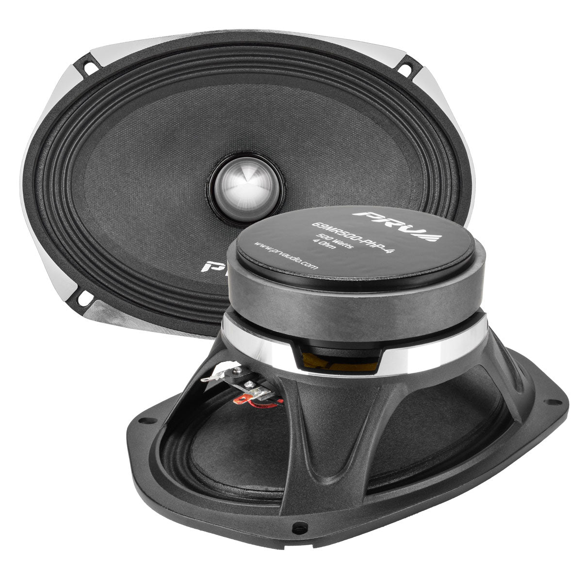 PRV AUDIO 6x9 Inch Midrange Speaker 69MR500-PhP-4 500 Watts Program Power