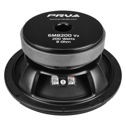 PRV AUDIO 6.5 Inch Midbass Speaker 6MB200 v2 8 Ohm