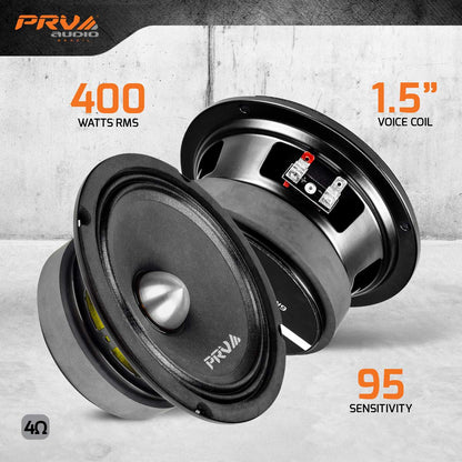 6MR400-4 BULLET PRV 6.5" MIDRANGE BULLET LOUDSPEAKER