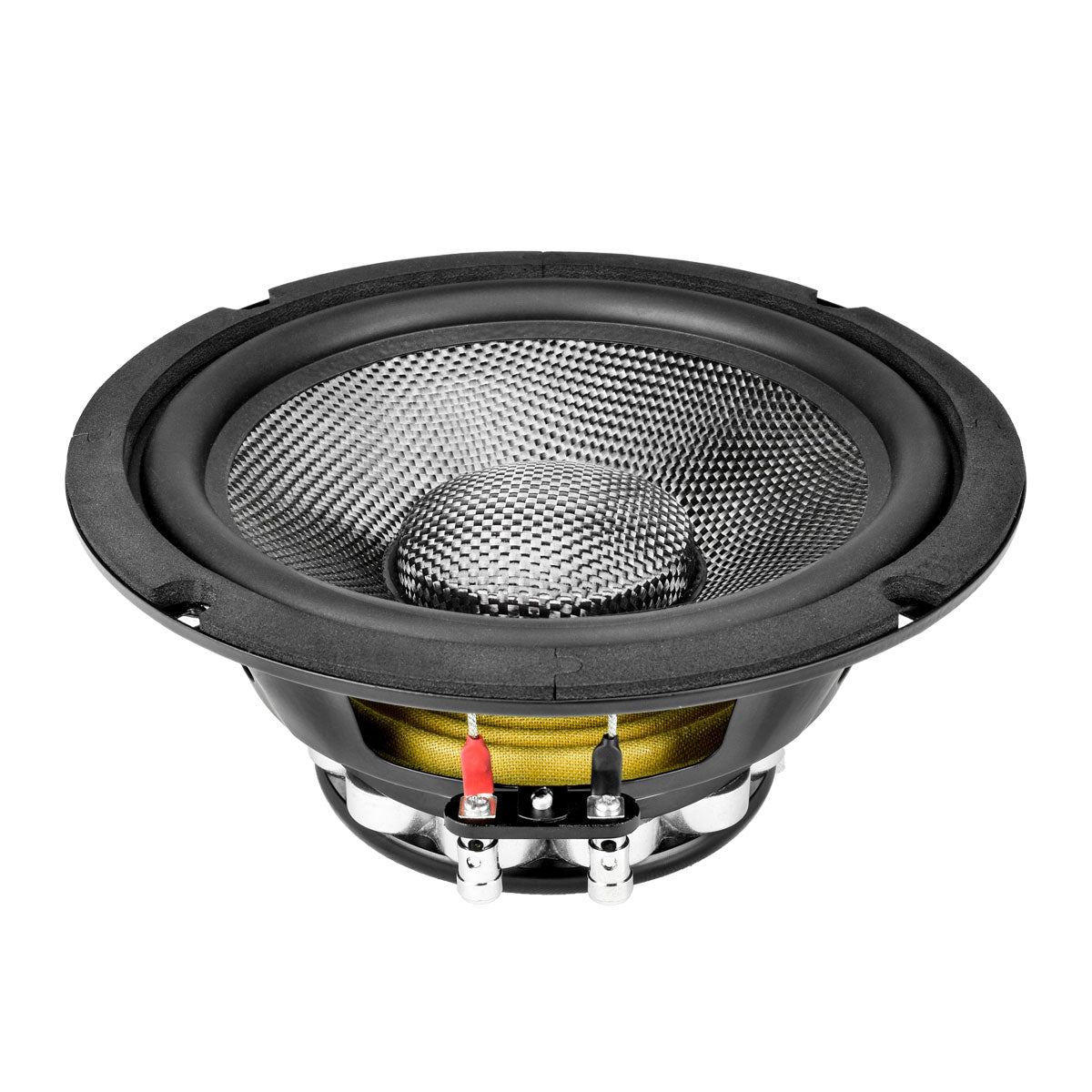 PRV AUDIO Carbon Fiber 8" Midrange Speaker 500 Watts 4 Ohm Neodymium 8MR500CF-NDY-4 Water Resistant Pro