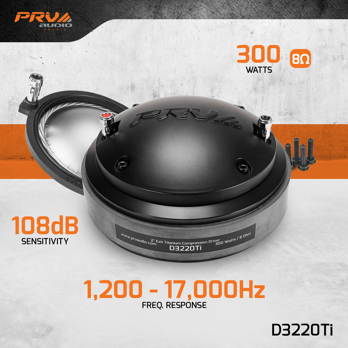 PRV D3220Ti Driver 2" Exit High Frequency Compression Driver