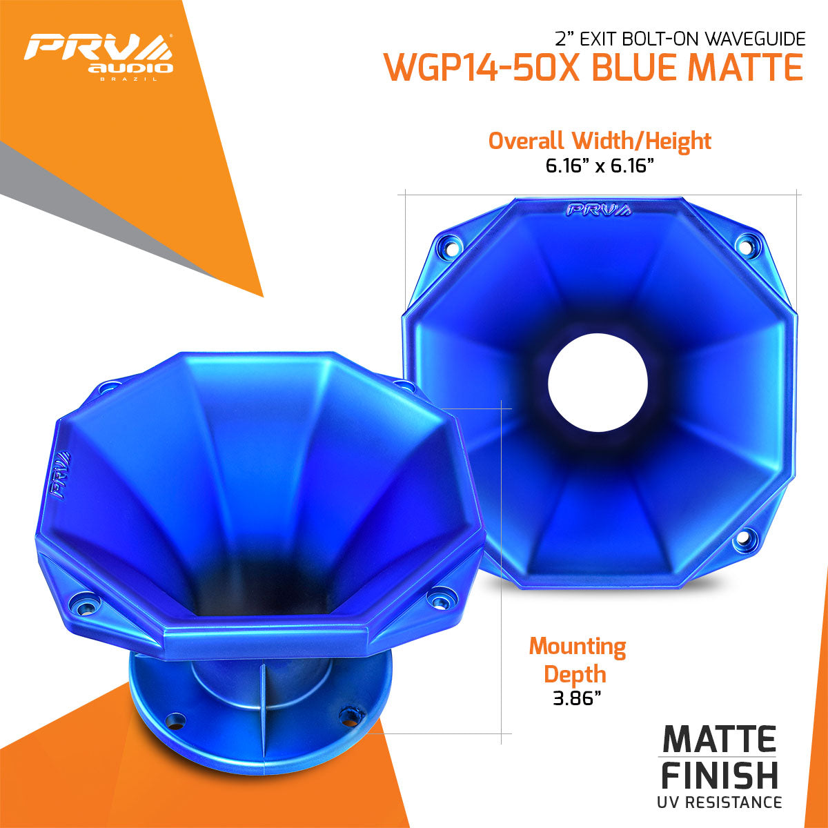 PRV WGP14-50X BLUE MATTE Waveguide