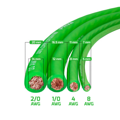 PW4AWG-NEON GREEN 50ft Roll