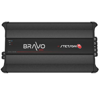 Stetsom Bravo BASS 8000 1 Ohm Mono Subwoofer Car Audio Amplifier, 8000.1 8K Watts RMS