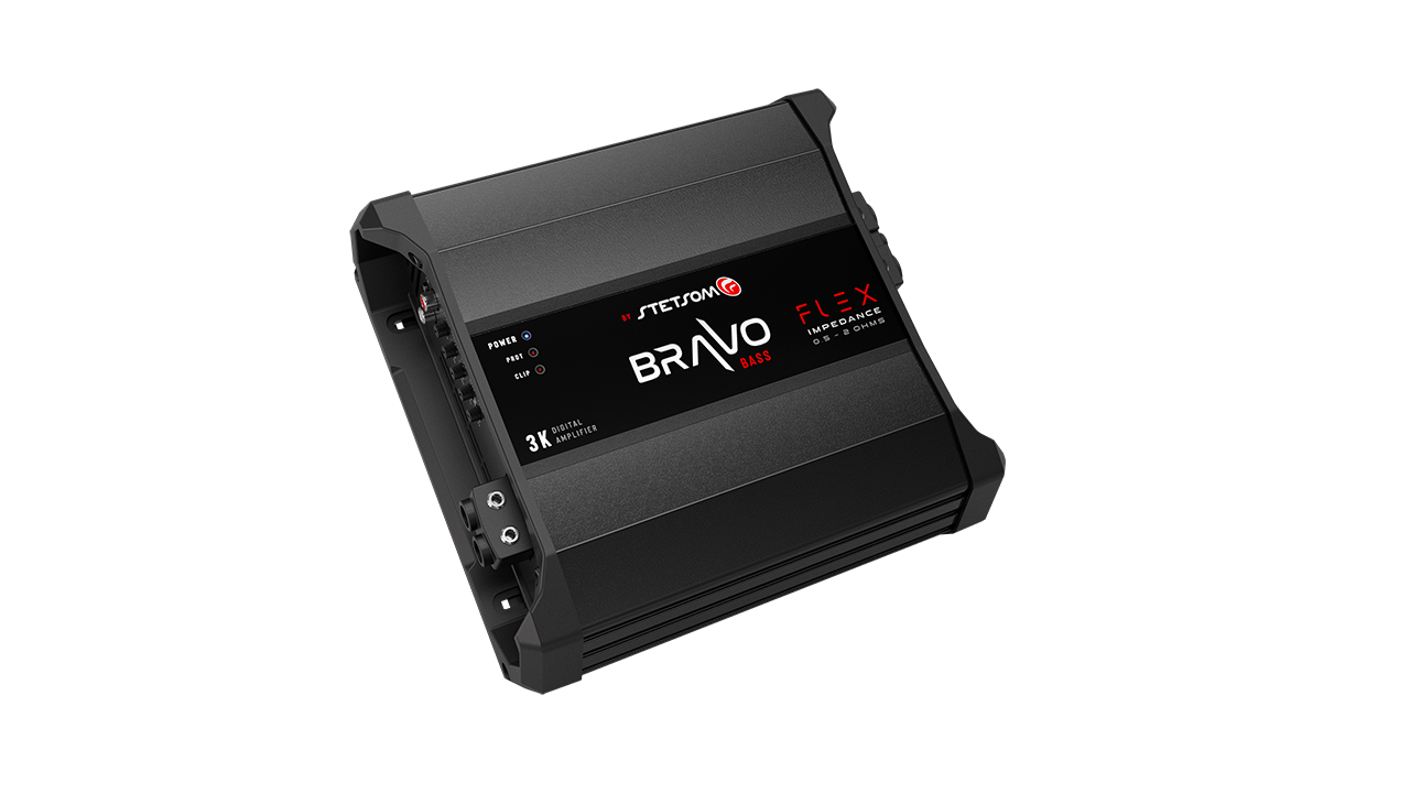 Stetsom Bravo BASS Flex 3K Mono Class D Car Audio Amplifier