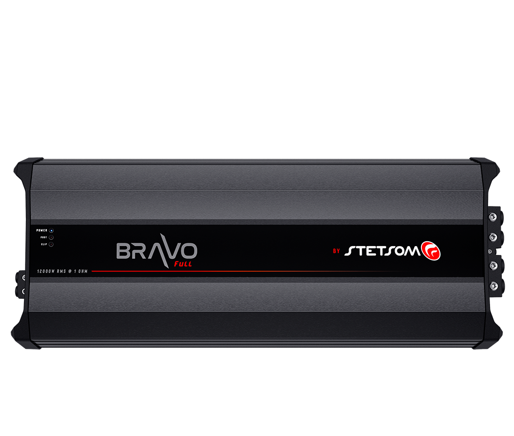 Stetsom Bravo Full 12000 1 Ohm Mono Car Amplifier