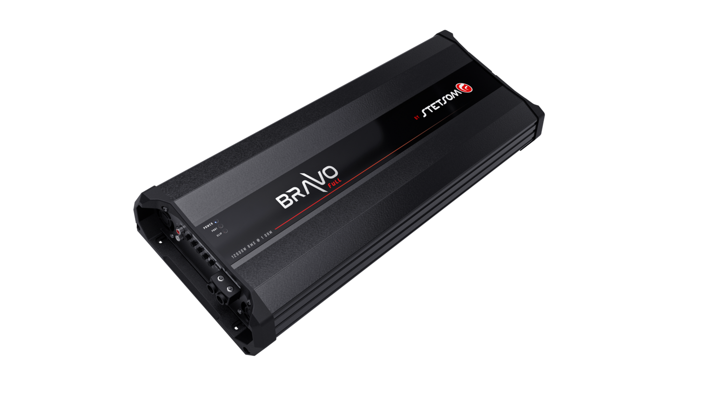 Stetsom Bravo Full 12000 1 Ohm Mono Car Amplifier