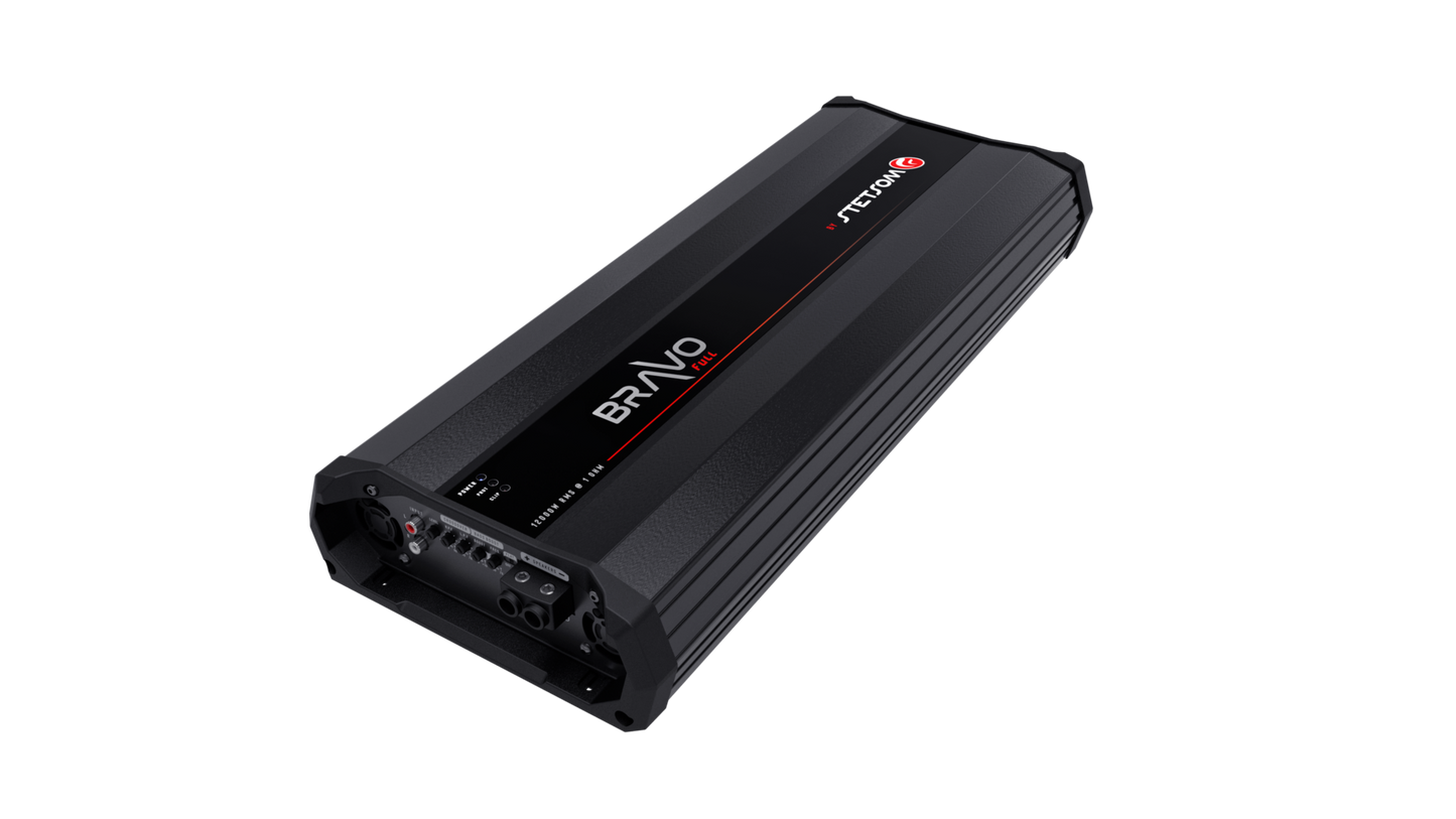 Stetsom Bravo Full 12000 1 Ohm Mono Car Amplifier