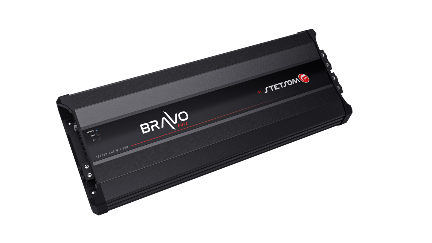 Stetsom Bravo Full 12000 1 Ohm Mono Car Amplifier