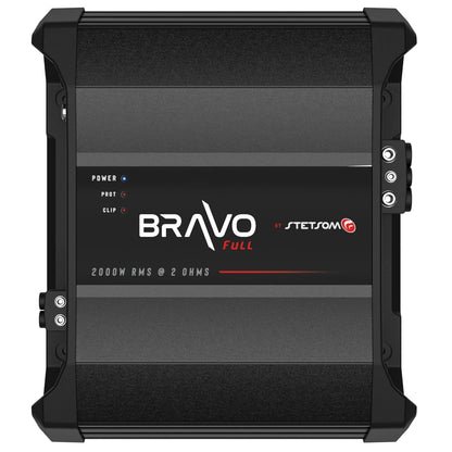 Stetsom BRAVO FULL 2000 2 Ohms Mono Car Amplifier, 2000.1 2K Watts RMS