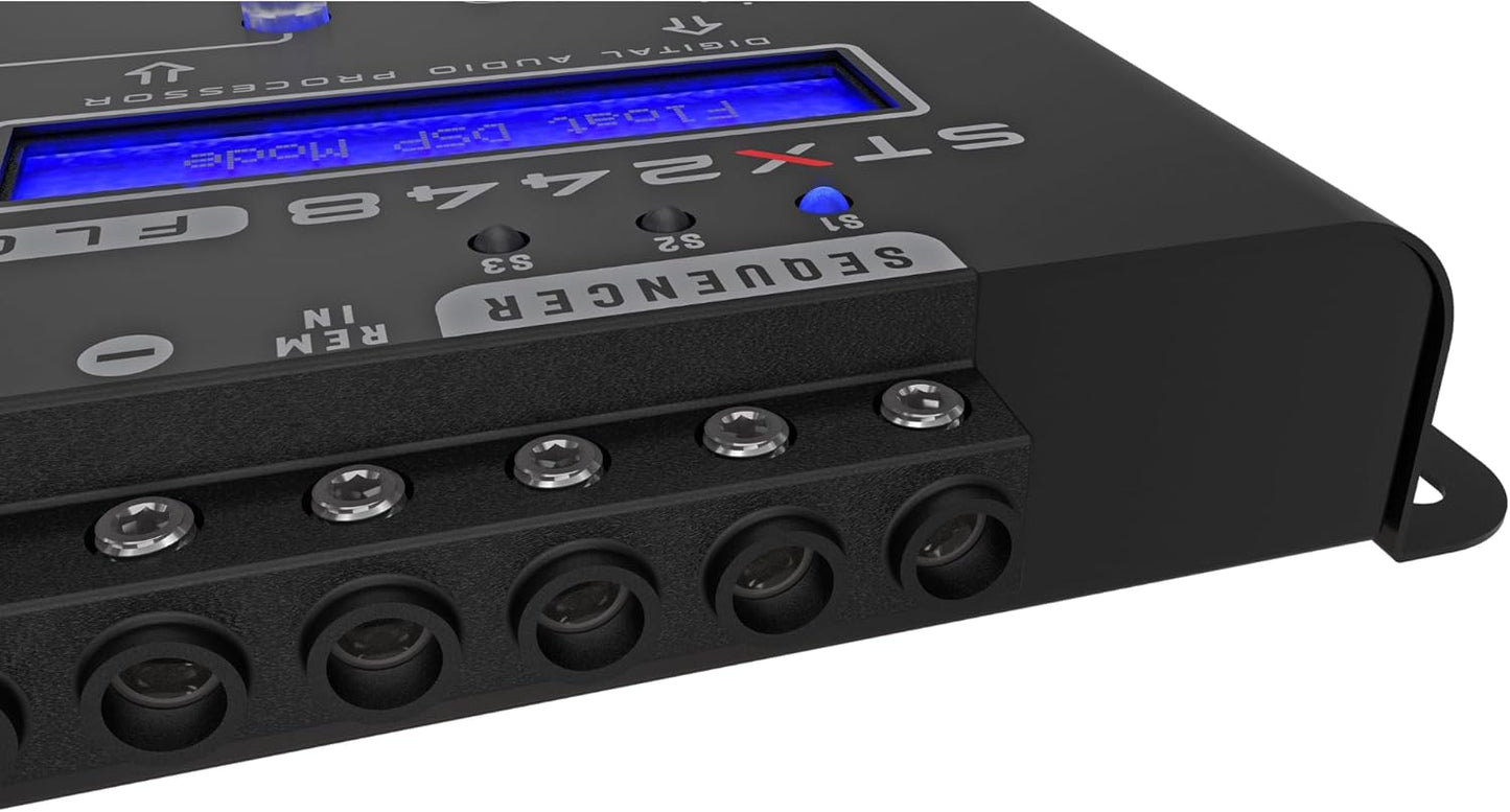 Stetsom STX2448 FLOATING Full Professional DSP Digital Signal Processor PRO, Crossover & Equalizer, Remote Sequencer 2.4