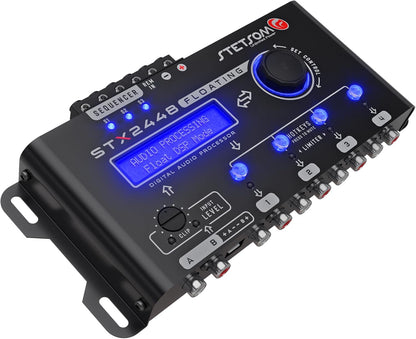 Stetsom STX2448 FLOATING Full Professional DSP Digital Signal Processor PRO, Crossover & Equalizer, Remote Sequencer 2.4