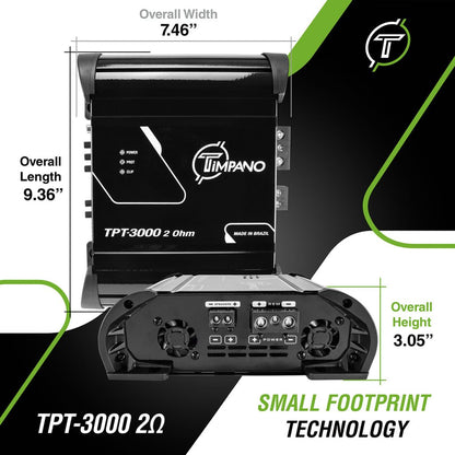 TPT-3000 2 Ohm Amplifier