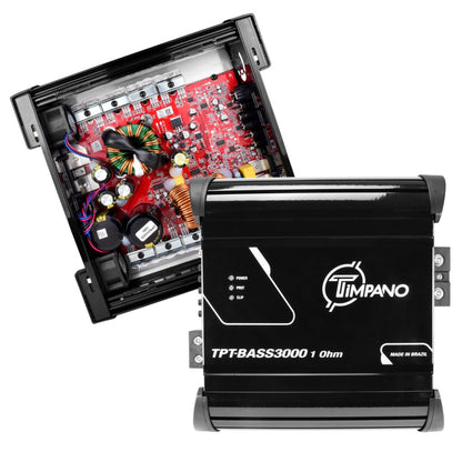 Timpano 3000 Watts Car Audio Bass Amplifier TPT-BASS3000 1 Ohm